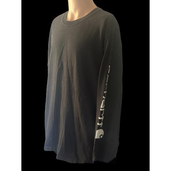 Carhartt Men’s Size XL Long‎ Sleeve Black Shirt Original Fit Extra Large - Picture 5 of 8